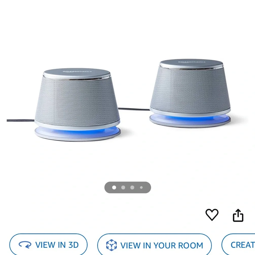 Amazon Basics 2.0 PC or Laptop Speakers